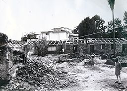 Bhojan Griha in ruins before renovation